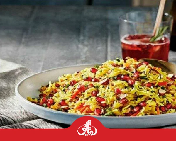 طرز تهیه انار پلو مجلسی با مرغ و گوشت برای شب یلدا