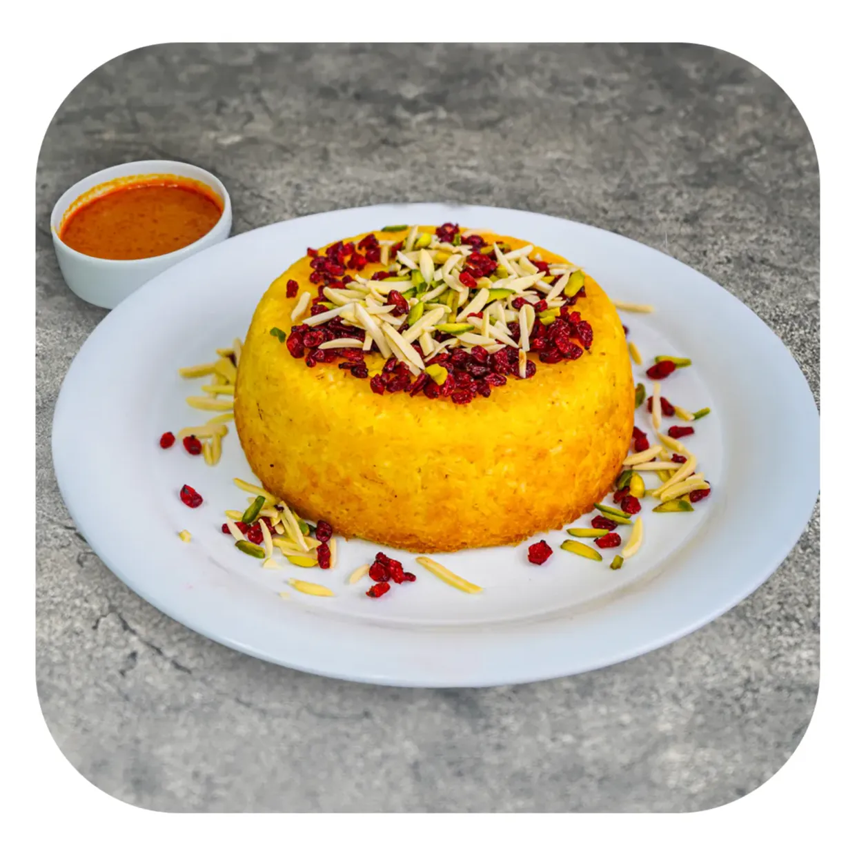 ته چین مرغ ویژه با سس مخصوص