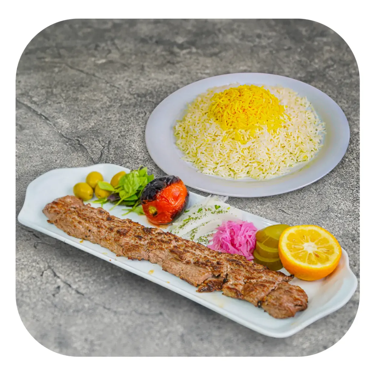چلو چنجه گوسفندی