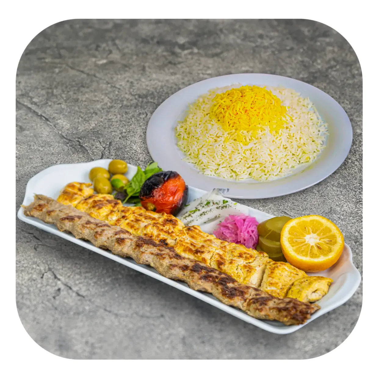 چلو وزیری مخصوص شقایق