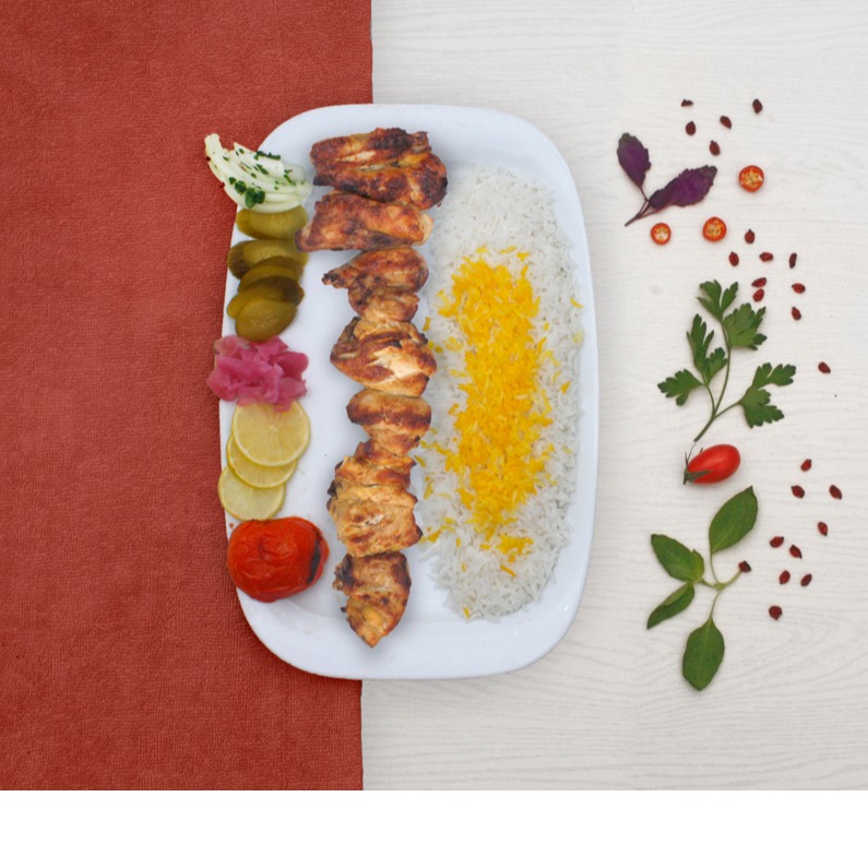 چلو جوجه با استخوان