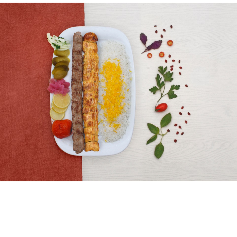 چلو وزیری(میکس جوجه و کوبیده)
